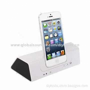 NFC Bluetooth Speakers with 1,000mAh Charging Dock Power Bank